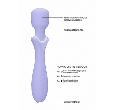 Loveline - Massage Wand - Jiggle - Purple